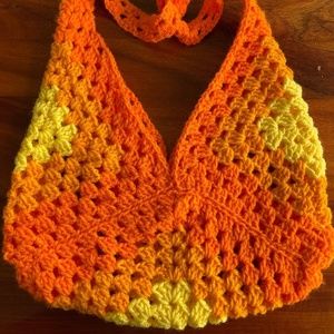 Handmade crochet bag